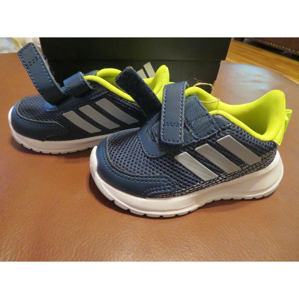 NWT Toddler Boys Blue & Gray  Adidas Tensaur Run Tennis Shoes, 5